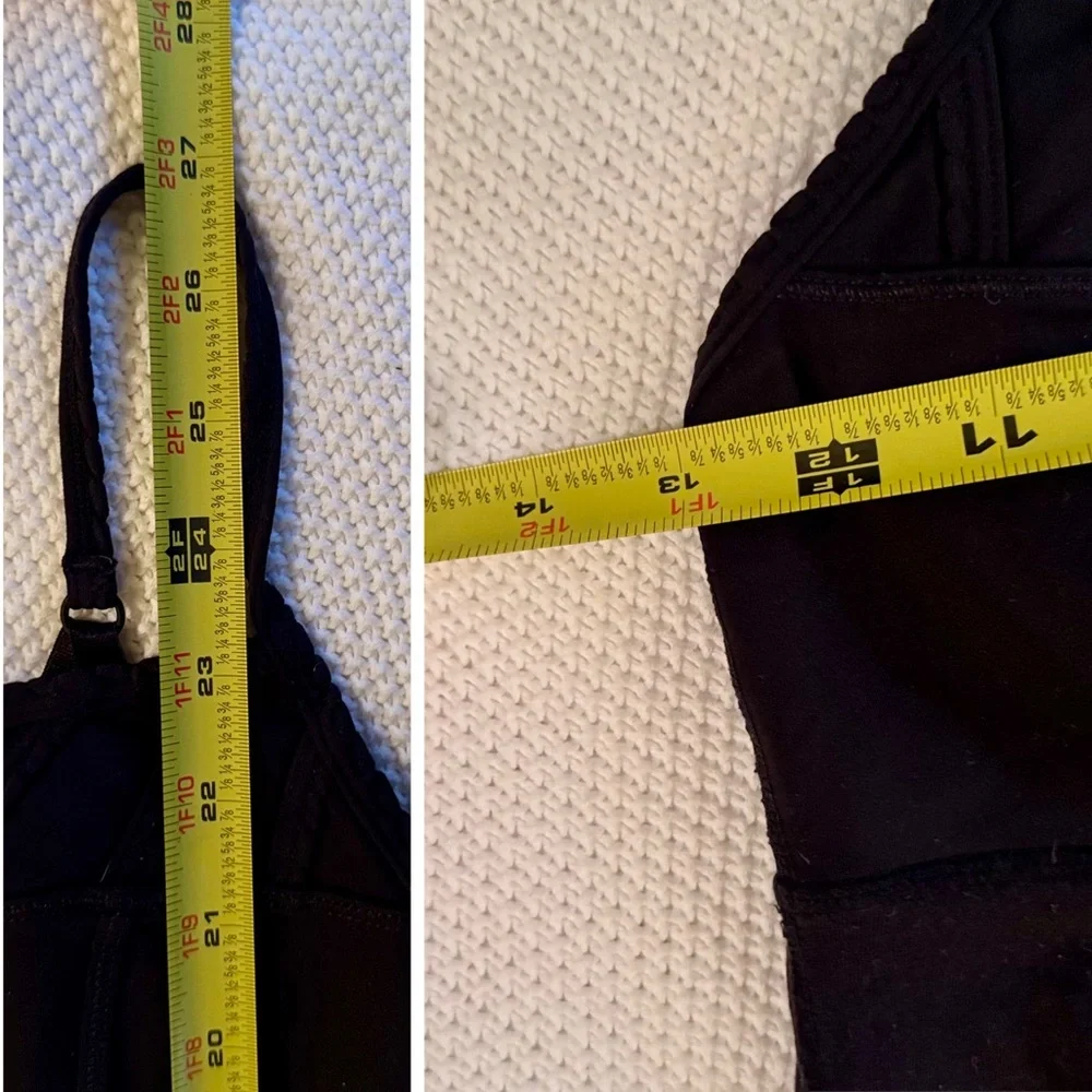 LULULEMON Debut Black Tank Top w Built-in Bra
